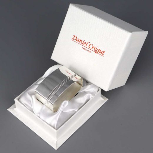 Lien De Serviette En Argent Godrons Daniel Cregut | Cadeaux de Famille Lien De Serviette En Argent Godrons Daniel Cregut