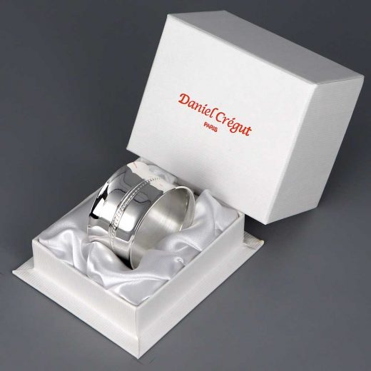 Rond De Serviette En Argent Perles Daniel Cregut | Cadeaux de Famille Rond De Serviette En Argent Perles Daniel Cregut