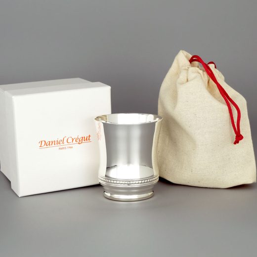 Timbale Argent Perles Pied Large Daniel Cregut