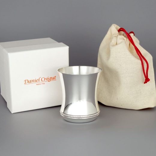 Timbale De Bapteme Pastourelle Perles Daniel Cregut | Cadeaux de Famille Timbale De Bapteme Pastourelle Perles Daniel Cregut