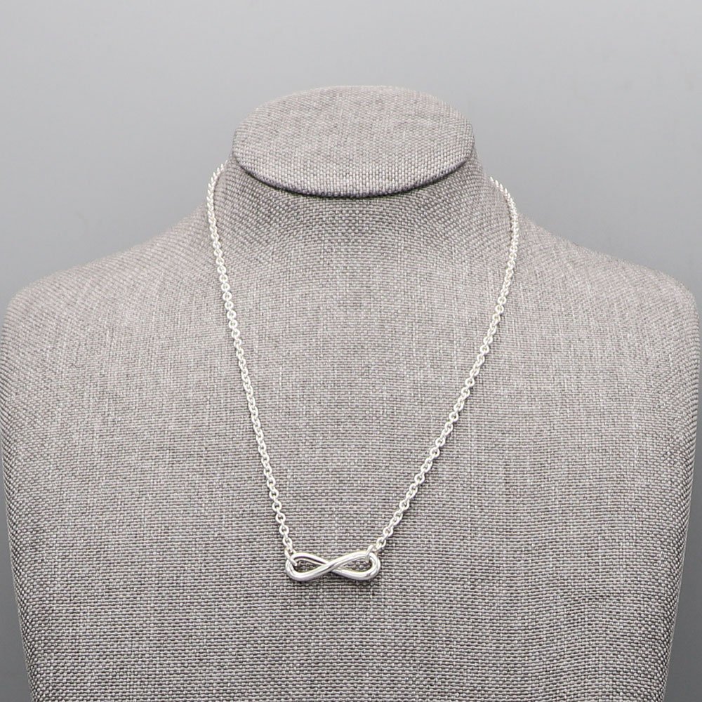 Collier Infini Argent Massif Cadeaux De Famille