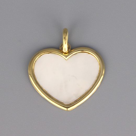 Medaille Pendentif Coeur Nacre Or Jaune | Cadeaux de Famille Medaille Pendentif Coeur Nacre Or Jaune