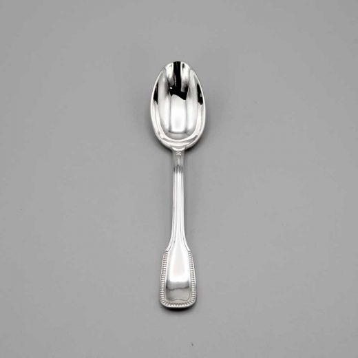 Aubry Cadoret Cuillere Bebe Metal Argente Godrons