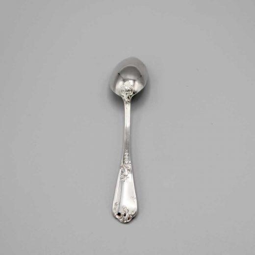 Aubry Cadoret Cuillere Bebe Metal Argente Louis Xv Regence 2