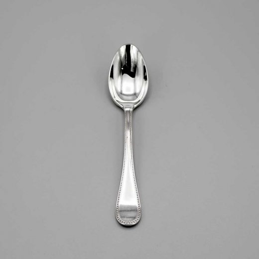 Aubry Cadoret Cuillere Bebe Metal Argente Perles