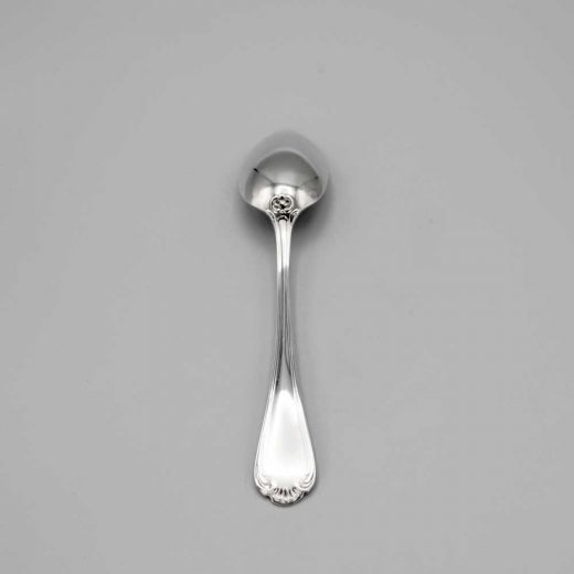Aubry Cadoret Cuillere Bebe Metal Argente Rocailles 4