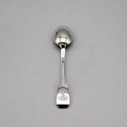 Aubry Cadoret Cuillere Bebe Metal Argente Uniplat 2