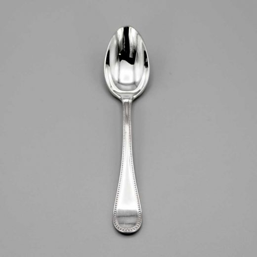 Aubry Cadoret Cuillere Enfant Metal Argente Perles