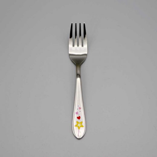 Aubry Cadoret Fourchette Bebe Inox Princesse