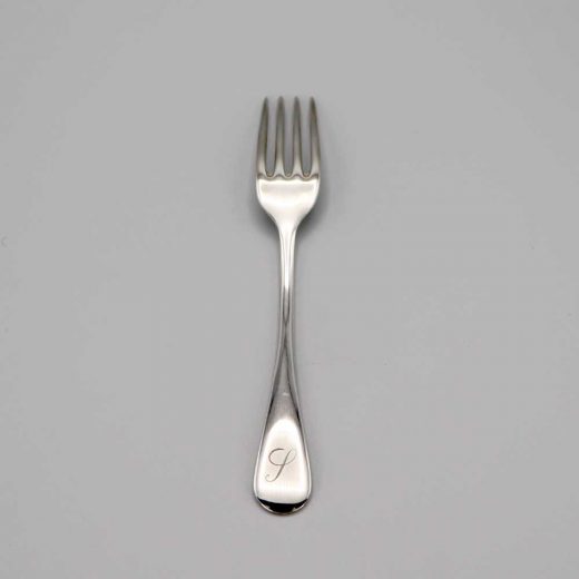 Aubry Cadoret Fourchette Bebe Metal Argente Baguette 2
