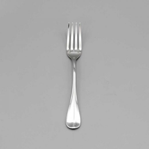 Aubry Cadoret Fourchette Bebe Metal Argente Louis Xv Medaillon