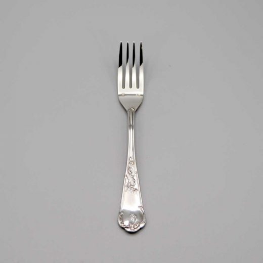 Aubry Cadoret Fourchette Bebe Metal Argente Louis Xv Regence