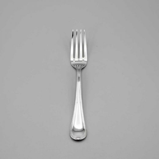 Aubry Cadoret Fourchette Bebe Metal Argente Perles