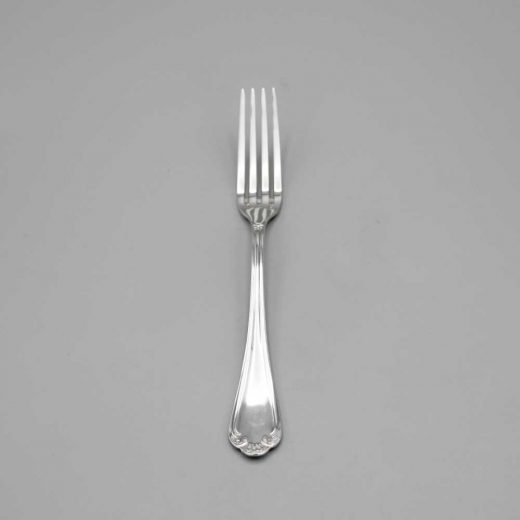 Aubry Cadoret Fourchette Bebe Metal Argente Rocailles