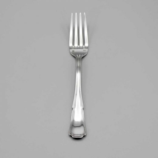 Aubry Cadoret Fourchette Enfant Metal Argente Contour Carre