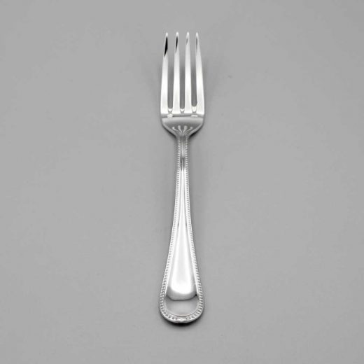 Aubry Cadoret Fourchette Enfant Metal Argente Perles