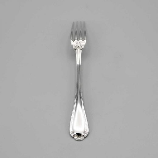 Aubry Cadoret Fourchette Enfant Metal Argente Rocailles 2