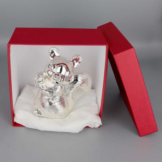 Daniel Cregut Cadeaux De Famille Tirelire Argent Ecureuil