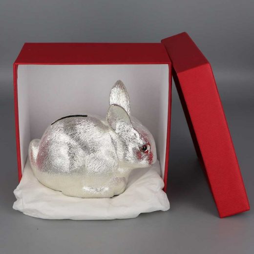 Daniel Cregut Cadeaux De Famille Tirelire Argent Lapin Grand