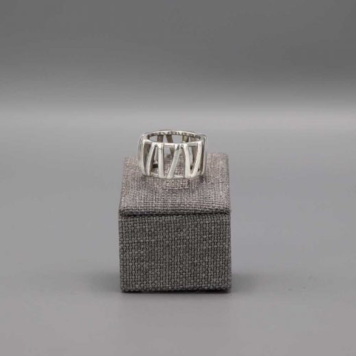 Aubry Cadoret Bague Tambour argent Massif