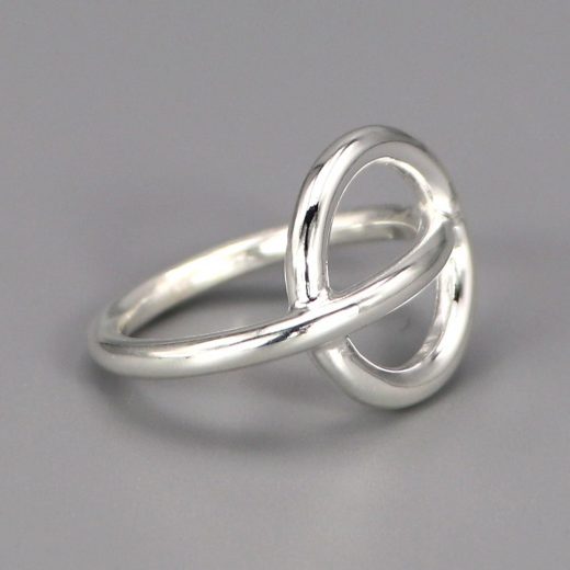Bague Femme Argent Massif Cercles Imbriques Aubry Cadoret