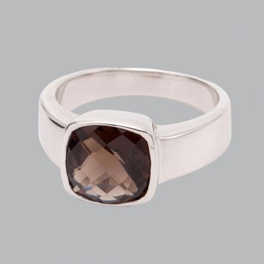 Bague Quartz Fume