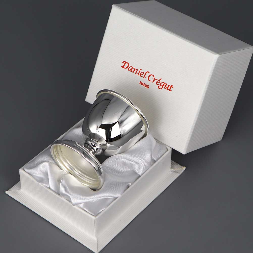 Coquetier En Argent Daniel Cregut Uni Sur Pied