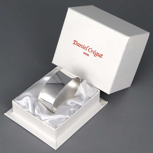 Rond De Serviette En Argent Ovale Daniel Cregut