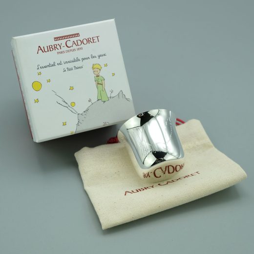 Coquetier Personnalise Argent Le Petit Prince Renard | Cadeaux de Famille Coquetier Personnalise Argent Le Petit Prince Renard