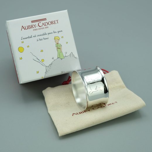 Rond Serviette Personnalise Argent Le Petit Prince Mouton | Cadeaux de Famille Rond Serviette Personnalise Argent Le Petit Prince Mouton