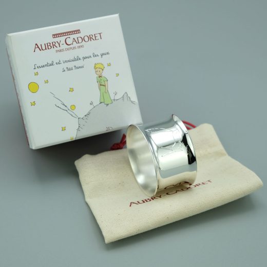 Rond Serviette Personnalise Argent Le Petit Prince Renard