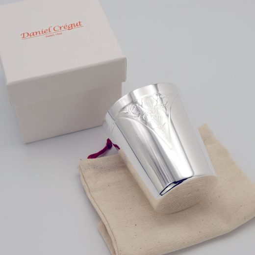 Timbale En Argent Floral Daniel Cregut