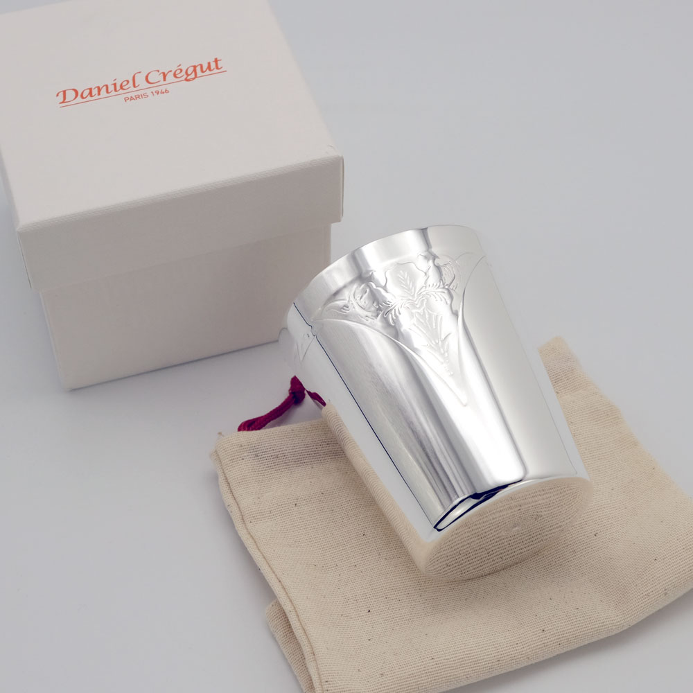 Timbale En Argent Floral Daniel Cregut