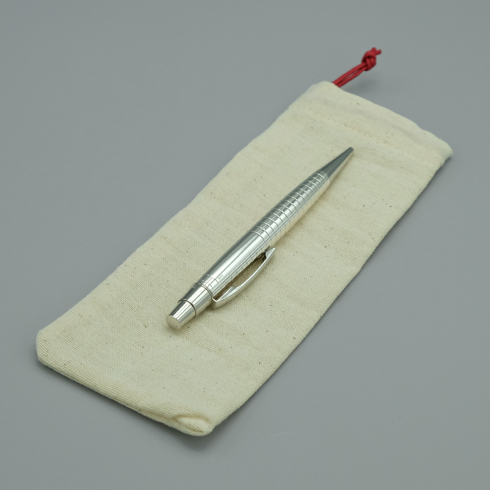 Stylo A Bille Concorde Metal Argente 2
