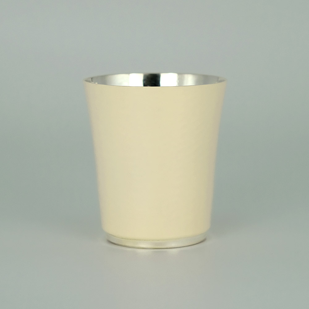Timbale Blanc Metal Argente 2 | Cadeaux de Famille Timbale Blanc Metal Argente 2
