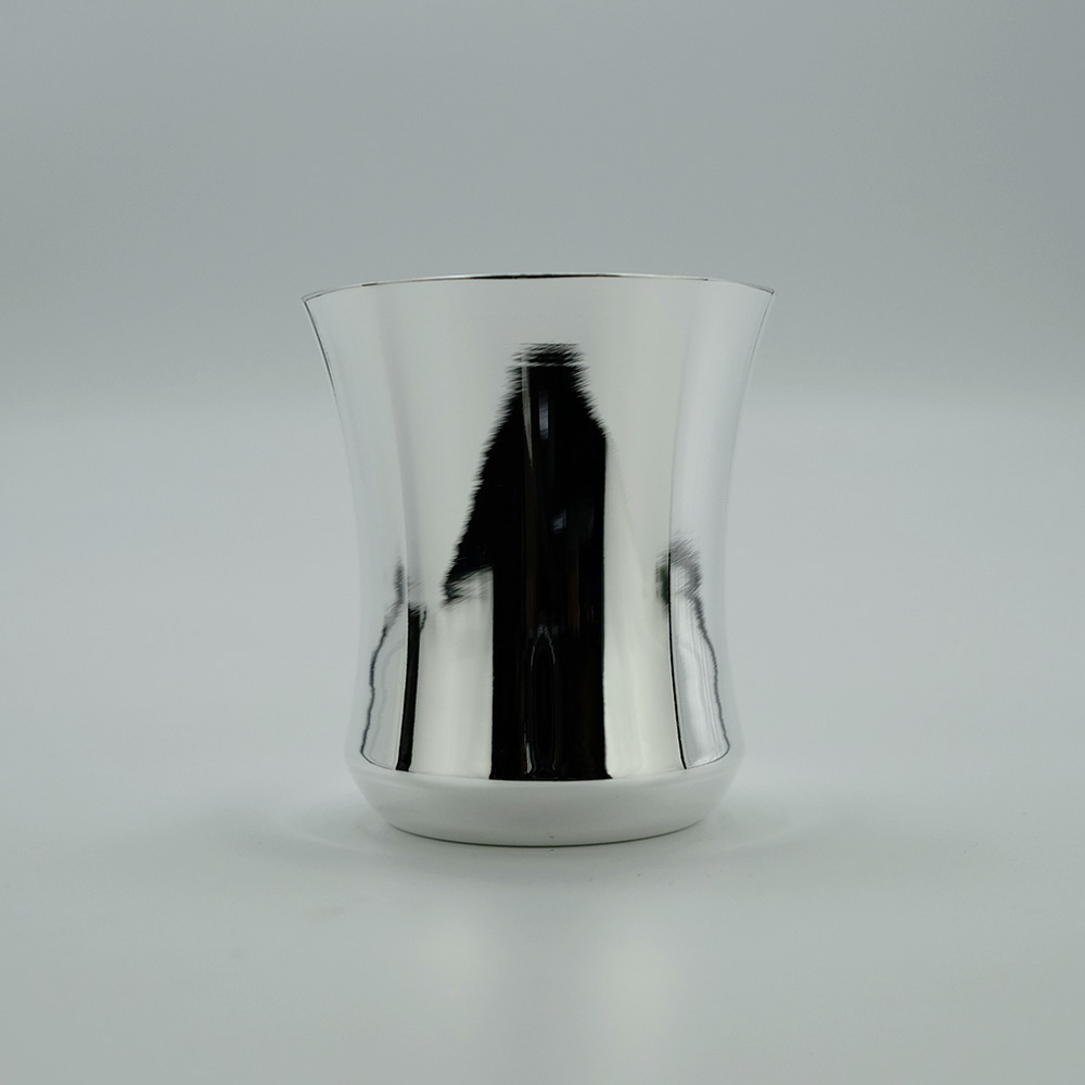 Timbale Contemporaine Metal Argente 3 Maison